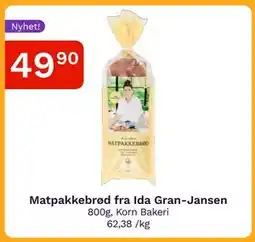 Oda Matpakkebrød fra Ida Gran-Jansen tilbud