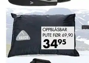 Sparkjøp OPPBLÅSBAR PUTE tilbud