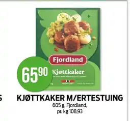 Kiwi Kjøttkaker m/ertestuing tilbud