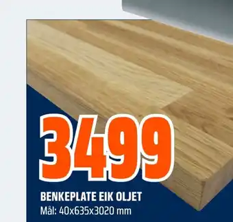 Coop Obs Benkeplate eik oljet tilbud