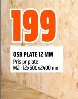 Coop Obs Osb plate 12 mm tilbud