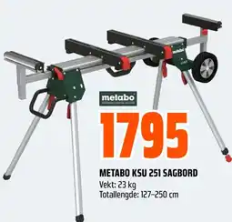 Coop Obs Metabo ksu 251 sagbord vekt: 23 kg tilbud