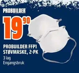 Coop Obs Probuilder ffpi støvmaske, 2-pk tilbud