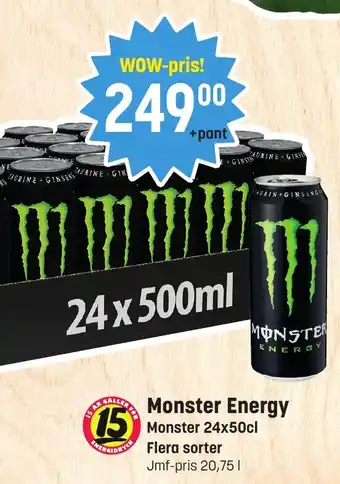 Eurocash Monster Energy tilbud