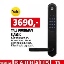 Bauhaus YALE DOORMAN CLASSIC tilbud