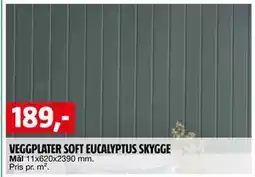 Bauhaus VEGGPLATER SOFT EUCALYPTUS SKYGGE tilbud