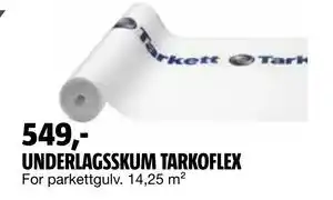 Bauhaus UNDERLAGSSKUM TARKOFLEX tilbud