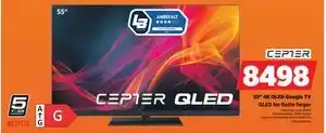 POWER 55 4K QLED Google TV tilbud