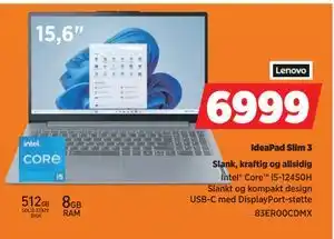 POWER IdeaPad Slim 3 tilbud