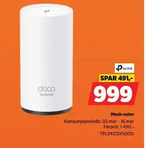 POWER Mesh-ruter tilbud