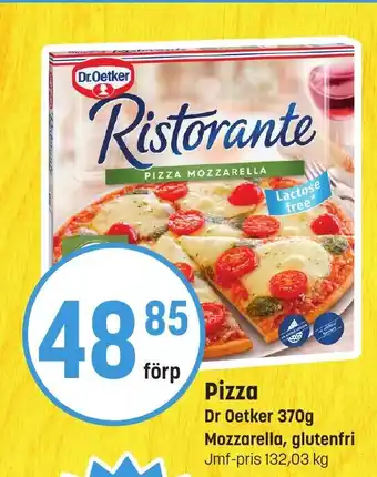 Eurocash Pizza Dr Oetker Mozzarella, glutenfri Jmf-pris tilbud