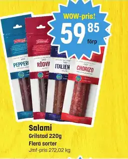 Eurocash Salami Grilstad tilbud