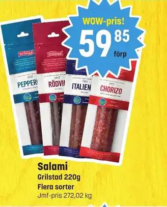 Eurocash Salami Grilstad tilbud