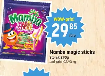 Eurocash Mamba magic sticks Storck tilbud