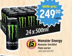 Eurocash Monster Energy Monster tilbud