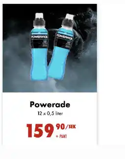 Nordby Supermarket Powerade 12 x 0,5 liter tilbud