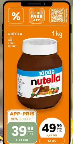 Scandinavian Park Nutella tilbud