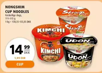 Scandinavian Park Nongshim cup noodles tilbud