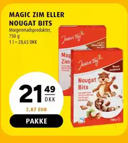 Scandinavian Park Magic zim eller nougat bits tilbud