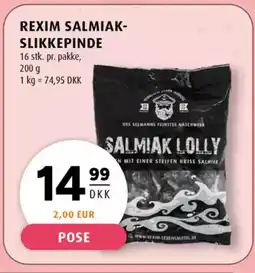 Scandinavian Park Rexim salmiak- slikkepinde tilbud