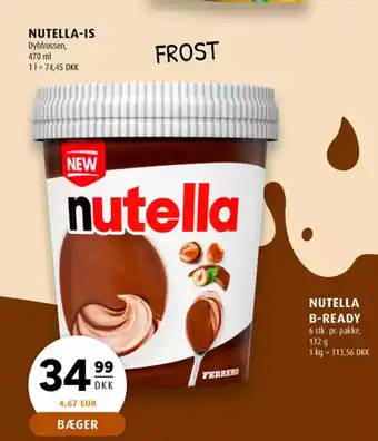 Scandinavian Park NUTELLA B-READY tilbud