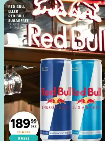 Scandinavian Park Red bull eller red bull sugarfree tilbud