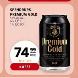 Scandinavian Park SPENDRUPS PREMIUM GOLD tilbud