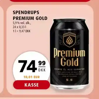 Scandinavian Park SPENDRUPS PREMIUM GOLD tilbud