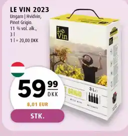 Scandinavian Park LE VIN 2023 Ungarn | Hvidvin, Pinot Grigio. tilbud