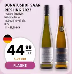 Scandinavian Park Donatushof saar riesling 2023 tyskland | hvidvin, tilbud