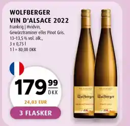 Scandinavian Park WOLFBERGER VIN D'ALSACE 2022 Frankrig | Hvidvin, tilbud