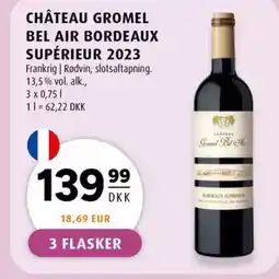 Scandinavian Park Château gromel bel air bordeaux supérieur 2023 tilbud