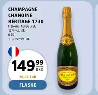 Scandinavian Park Champagne chanoine héritage tilbud