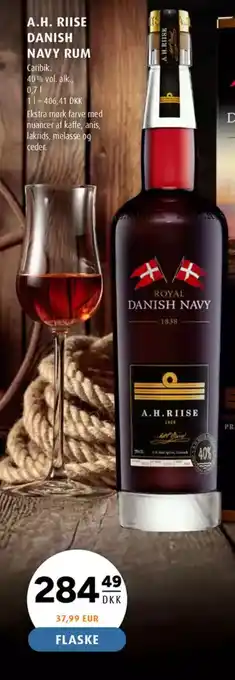 Scandinavian Park A.h. riise danish navy rum tilbud