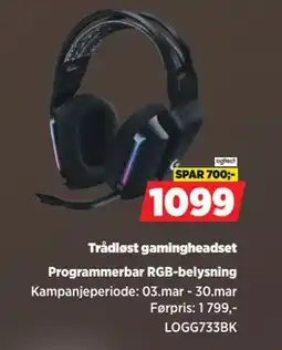 POWER Trådløst gamingheadset tilbud