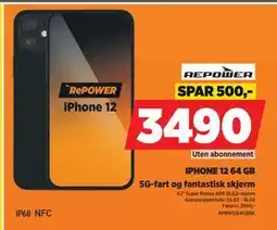 POWER IPHONE 12 64 GB tilbud