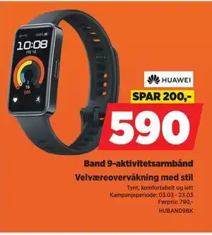 POWER Band 9-aktivitetsarmbånd tilbud