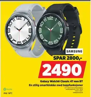 POWER Galaxy Watch6 Classic 47 mm BT tilbud