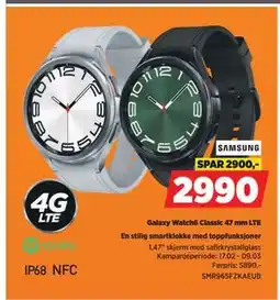 POWER Galaxy Watch6 Classic 47 mm LTE tilbud