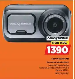 POWER 422 GW DASH CAM tilbud