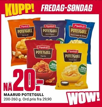 Europris Maarud potetgull tilbud