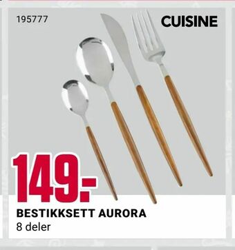 Europris Bestikksett aurora tilbud