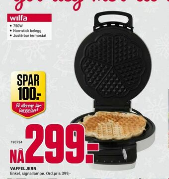 Europris Vaffeljern tilbud