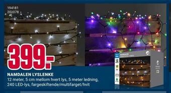 Europris Namdalen lyslenke tilbud