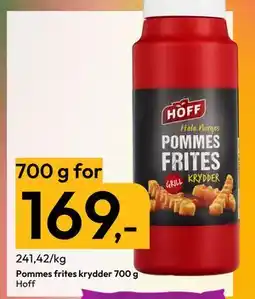 Gigaboks Pommes frites krydder 700 g tilbud