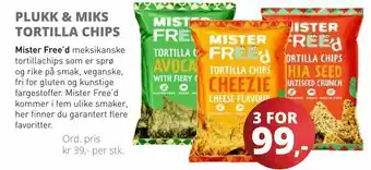 Sunkost Plukk & miks tortilla chips tilbud