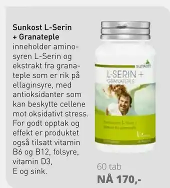 Sunkost L-Serin + Granateple