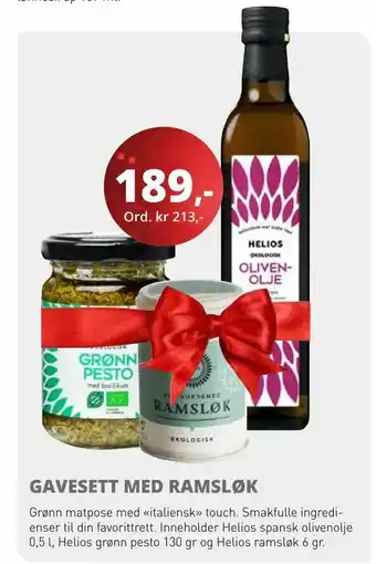 Gavesett med ramsløk
