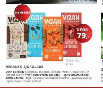 Sunkost Vegansk sjokolade tilbud