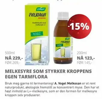 Sunkost A. Vogel Molkosan tilbud